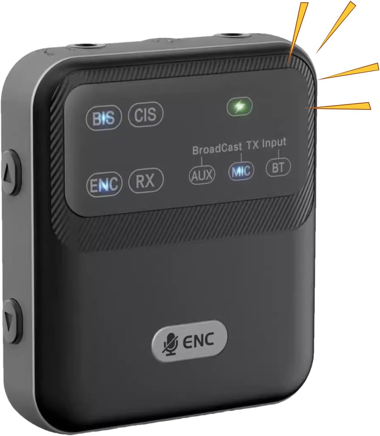 Wireless Audio Receiver - 5.4 Tour Guide Broadcast Receiver - Wireless Audio Adapter - for Teacher Lesson Business Reception Classroom Singing Meeting