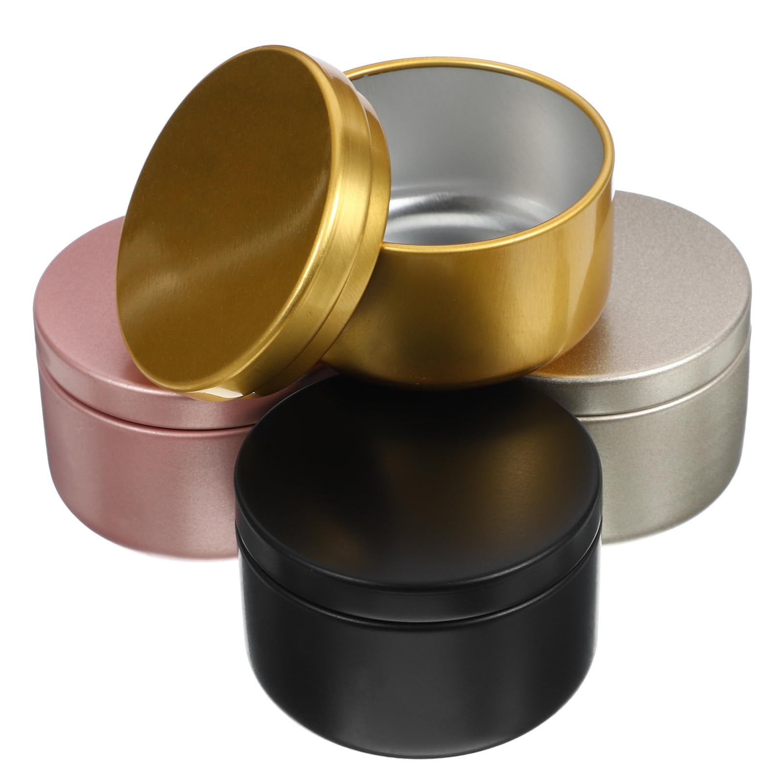 Angoily Barattoli per Candele Profumate 24 Pezzi da 50ml in Alluminio