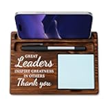 Leader Bosses Day Gifts for Women Men Manager Sticky Note Holder Funny Office Decor for Women National Boss Day Decorations Gifts for Leader Supervisor Office Desk Decor A02