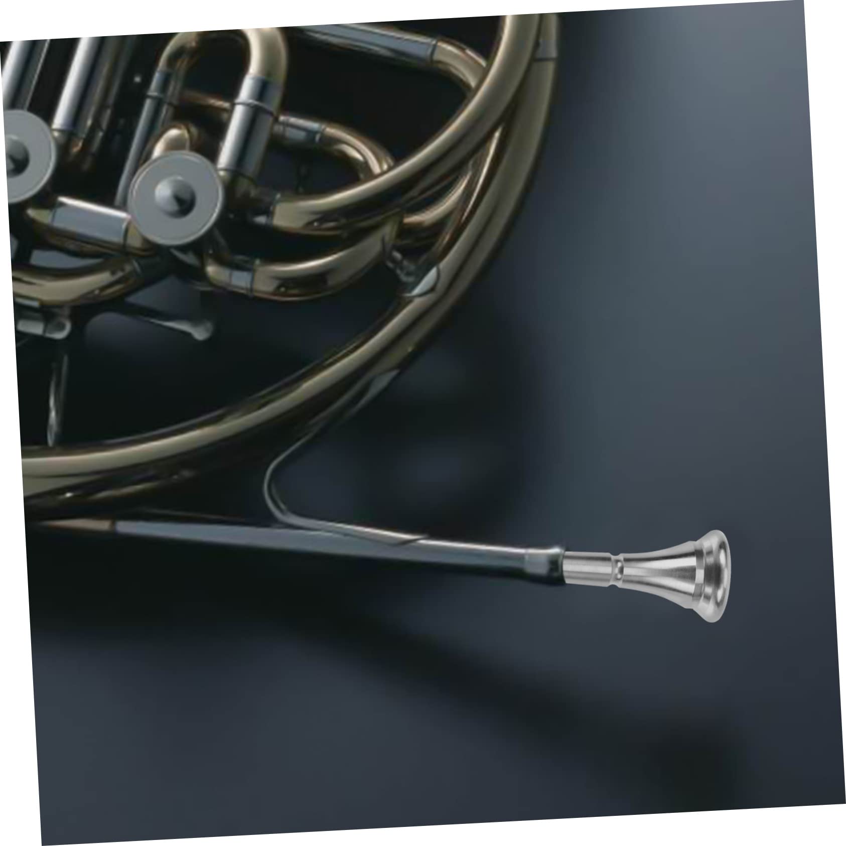 ifundom Professional French Horn Mouthpiece Silver Horn Accessory Supply Musical Instrument Part