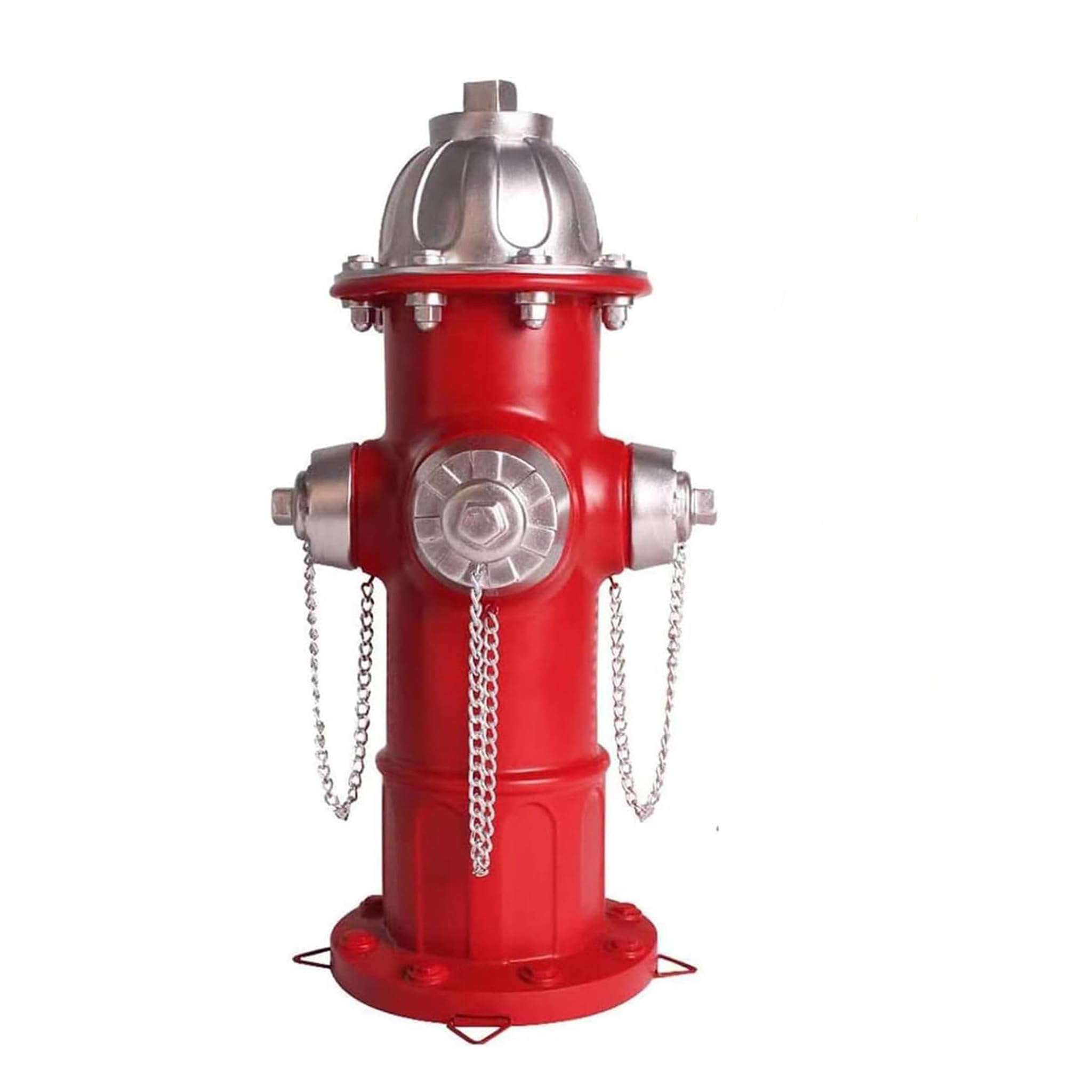 Xdymsien Fake Fire Hydrant for Dogs to Peed on,15 inch Large Dog Fire Hydrant Statue Puppy Pee Post Hydrant,Fire Hydrant Outdoor Decor,Firefighter Gifts for Men