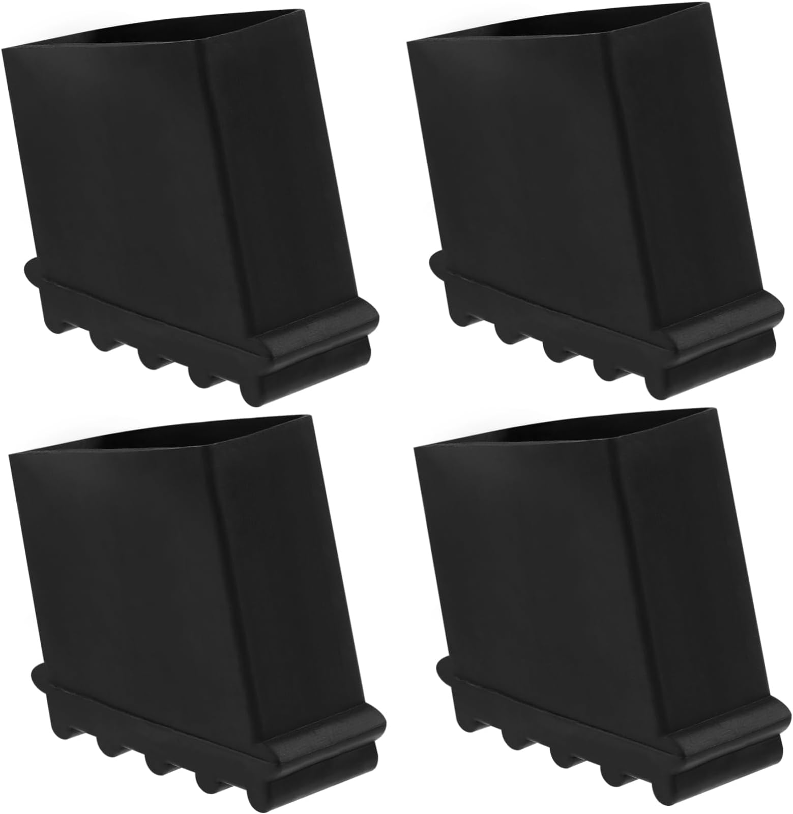 DOITOOL 4 Pcs Ladder Feet Covers,Non-Slip Steep Ladder Foot Pads Rubber Ladder Leg Covers,Step Ladder Feet Mats Replacement Ladder Accessories, F54L9M11Z11014LKRD1