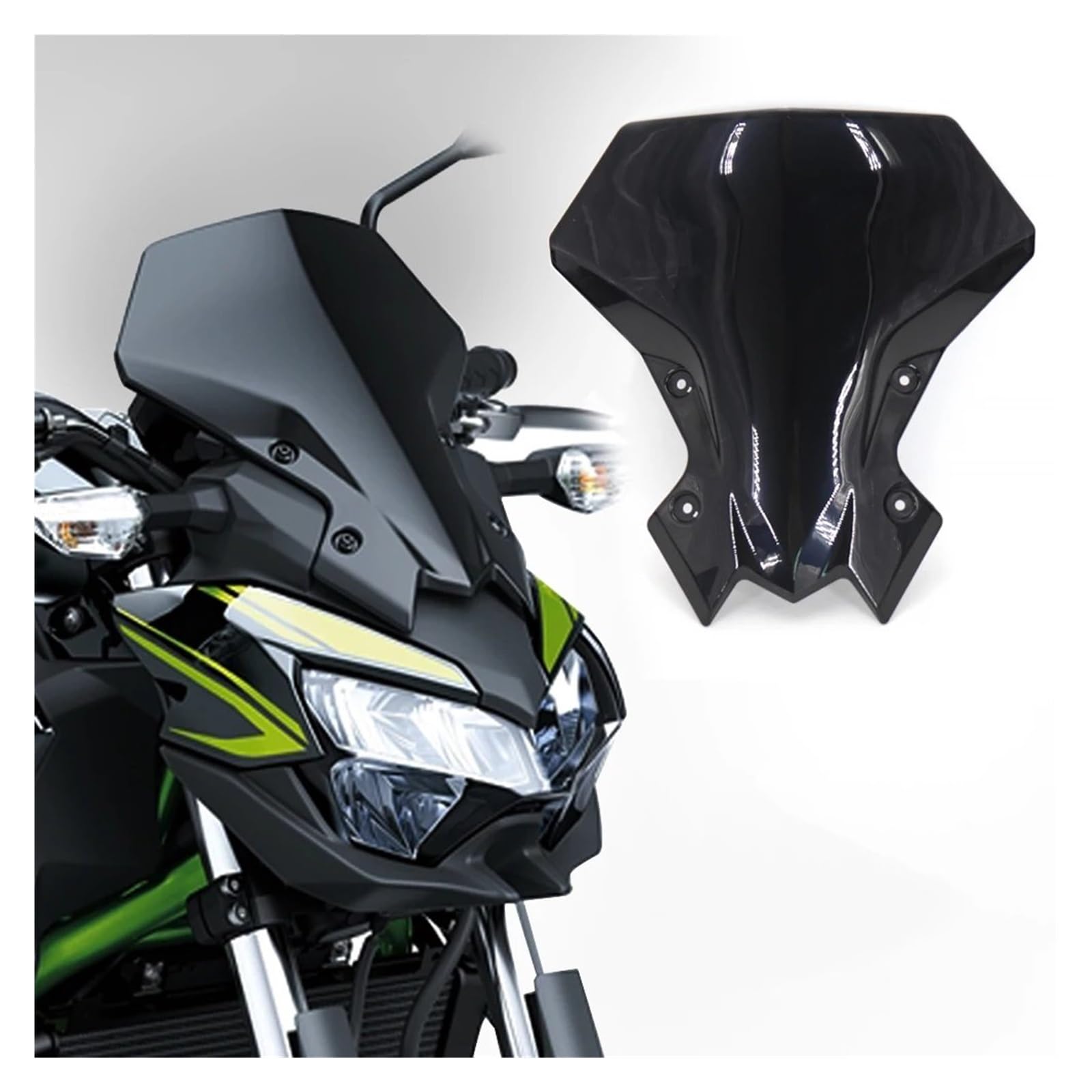 Pare-Brise Moto Déflecteur De Vent Pour Triumph Bonneville T100 T120 2016-2020 - Écran Anti-Mouches Fumée