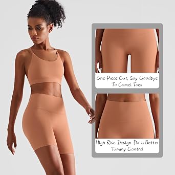 Shorts for Women High Waisted Soft Leggings Fitness Shorts Activewear