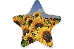 Sunflower Field Night Light with Dusk to Dawn Sensor