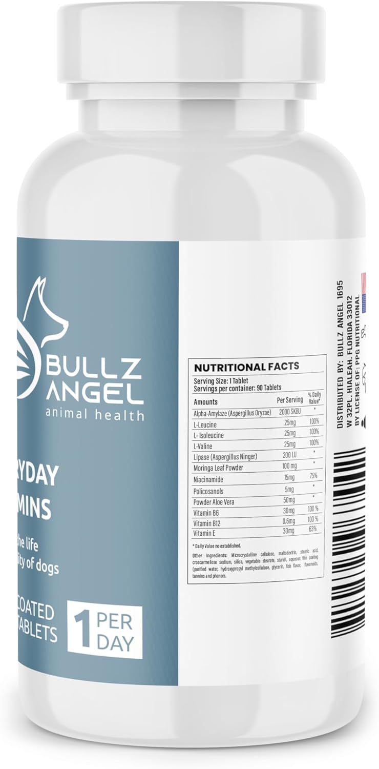 Everyday Vitamins for Dogs - Dog Use - Healthy Life - Essential Vitamins - Amino Acids - Natural Ingredients - Daily Use