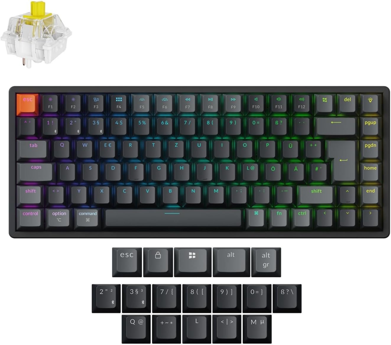 Keychron K2 QMK Version 3 Wireless Mechanical Turks and Caicos | Ubuy