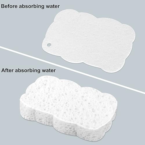 Miniatura 9 de YTLX 6 esponjas de limpieza para el hogar de alta resistencia, sin arañazos, esponjas multiusos reutilizables para el hogar, cocina, baño, esponjas