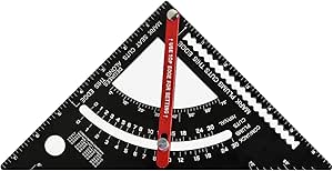 Aluminium Alloy Folding Triangle Ruler Carpenter Square Layout Tool ...