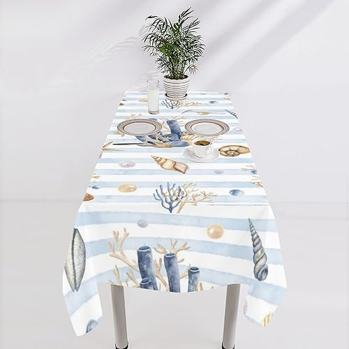 Miniatura 399 de Mantel floral hippie, diseño retro de los años 70, naranja, rosa, azul, floral, bohemio, estampado estético de margaritas, para fiesta, picnic