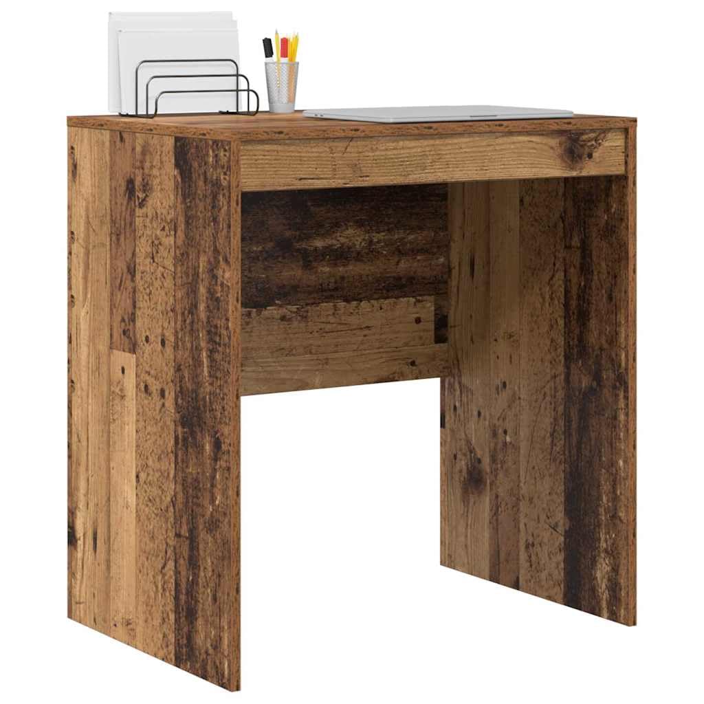 vidaXL Desk Old Wood 70 x 50 x 76 cm, Compact Desk, Modern Style, Ergonomic Workspace, Functional Writing Table, Durable Indoor Furniture for Small Rooms — image 1