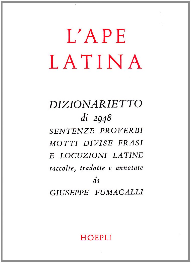 L'ape latina