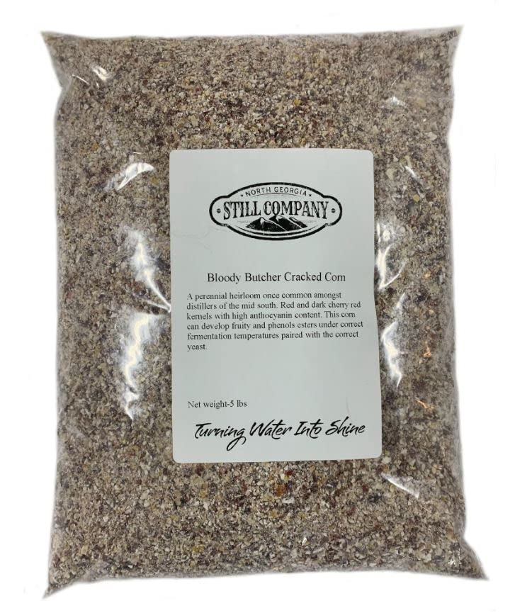 North Georgia Still Company 's Bloody Butcher Maíz Molido, 5 libras para whisky Moonshine