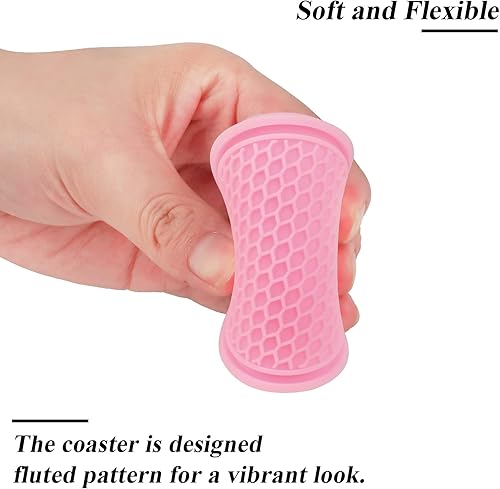 Miniatura 4 de Paquete de 4 posavasos para automóvil, 2.75 pulgadas, universales, antideslizantes, portavasos para automóvil, tapete de PVC para portavasos para