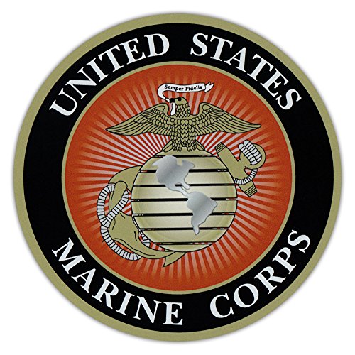 Imán Redondo 4.75 in USMC Marine Corps Semper Fidelis