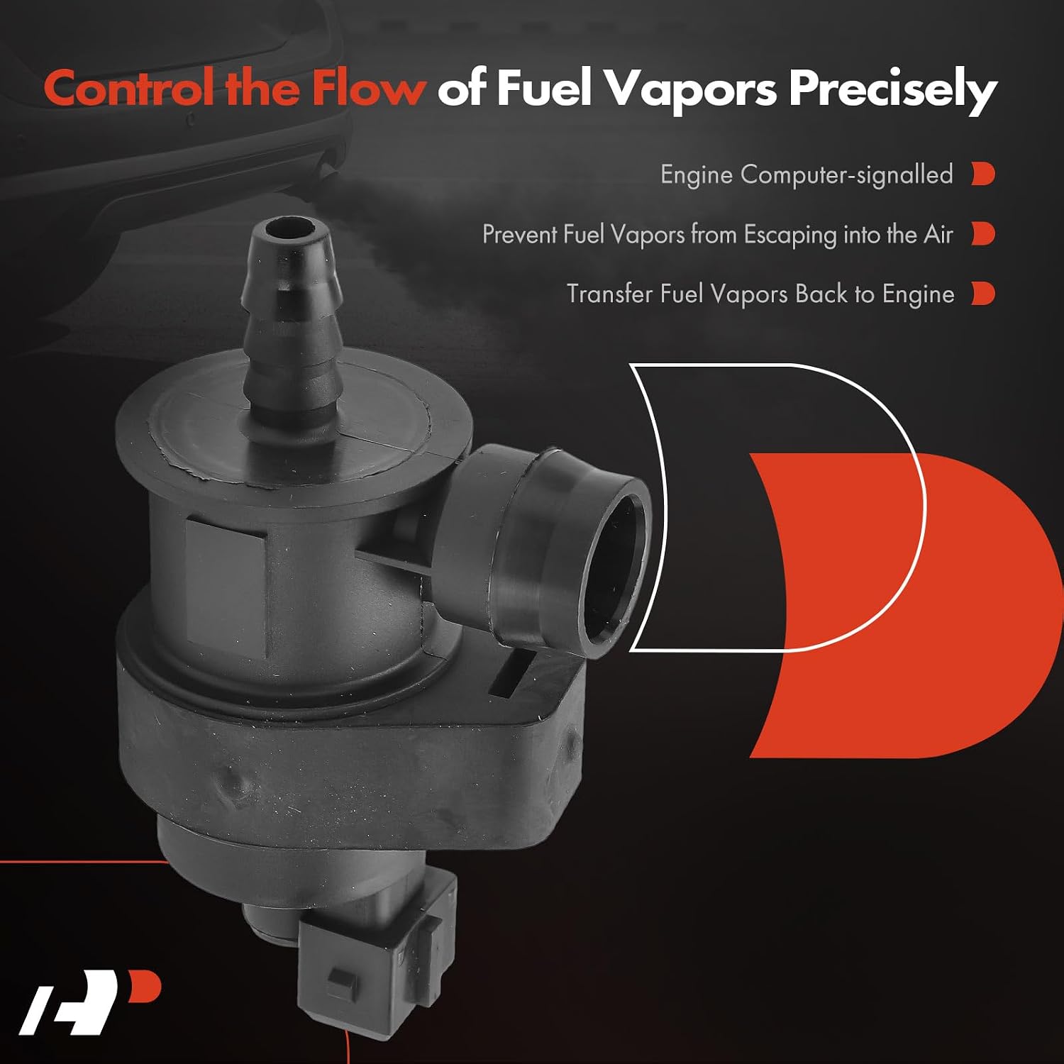 A-Premium Vapor Canister Purge Solenoid Valve Compatible with Volvo XC90 2003-2014, S60 2001-2009, XC70/V70 2003-2007, S80 2002-2010