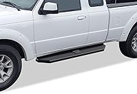 Vista 15 de APS Estribos tipo iBoard compatibles con Ford Ranger Mazda Serie B 1999-2011 Super Cab 4 puertas (requiere perforación)