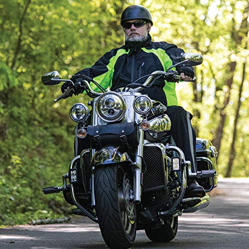 Frogg Toggs Men's Toadz Kikker Ii Reflective Waterproof Rain Jacket, Hivis Green, Large (Nt65119) #TOP3