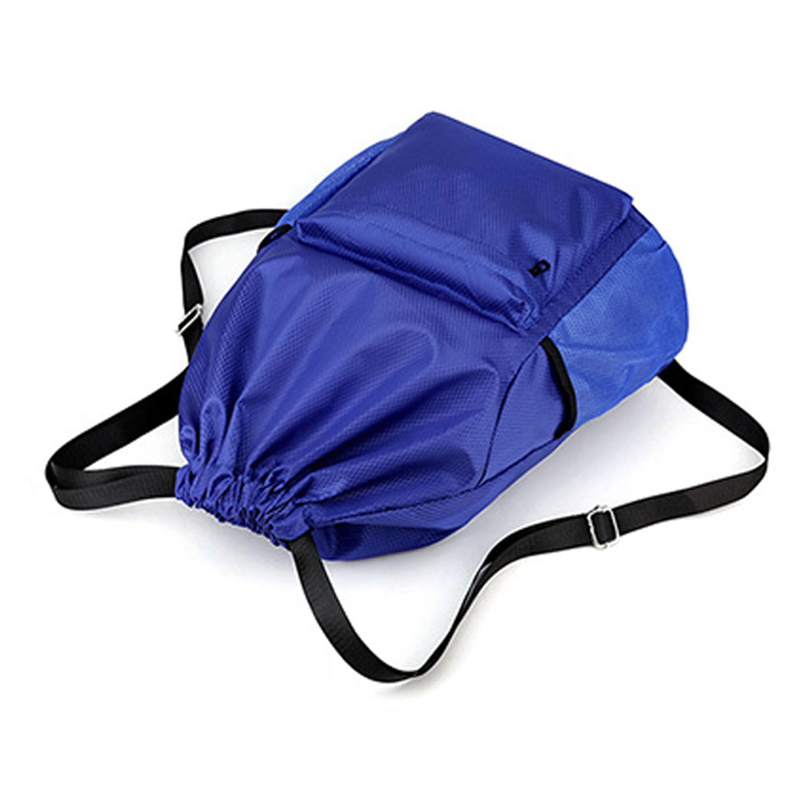 Ymiko Swim Bags For Swimmers, Drawstring Bags with Wet Pocket Portable Draw String Bag For Swimming, Gym (Blue)