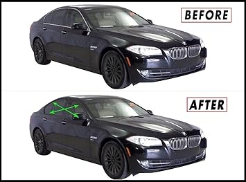Amazon Com Chrome Delete Blackout Vinyl Overlay For 11 16 Bmw 5 Series F10 Window Trim Matte Black Automotive Amazon Com Chrome Delete Blackout Vinyl Overlay For 11 16 Bmw 5 Series F10 Window Trim Matte Black Automotive