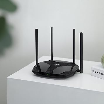 MERCUSYS MR80X Dual Band WiFi 6 Router AX3000Mbps,High Speed Wireless Gaming Router for Xbox, PS4,Steam & 4K Streaming with 4 High Gain Antennas,Support VPN Sever,3 Gigabit LAN Ports,Qualcomm Chipset