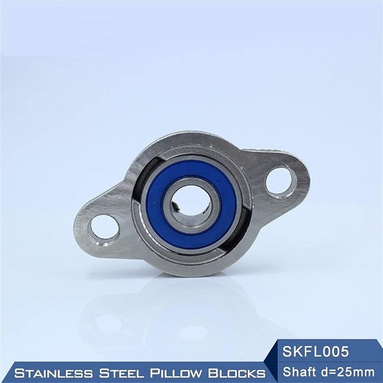 Rodamientos montados TMP1105 SKFL005 Eje de rodamiento 25 mm SSKFL005 Bloque de Almohada de Acero Inoxidable S KFL005 25 mm Alojamientos de rodamiento Precisión