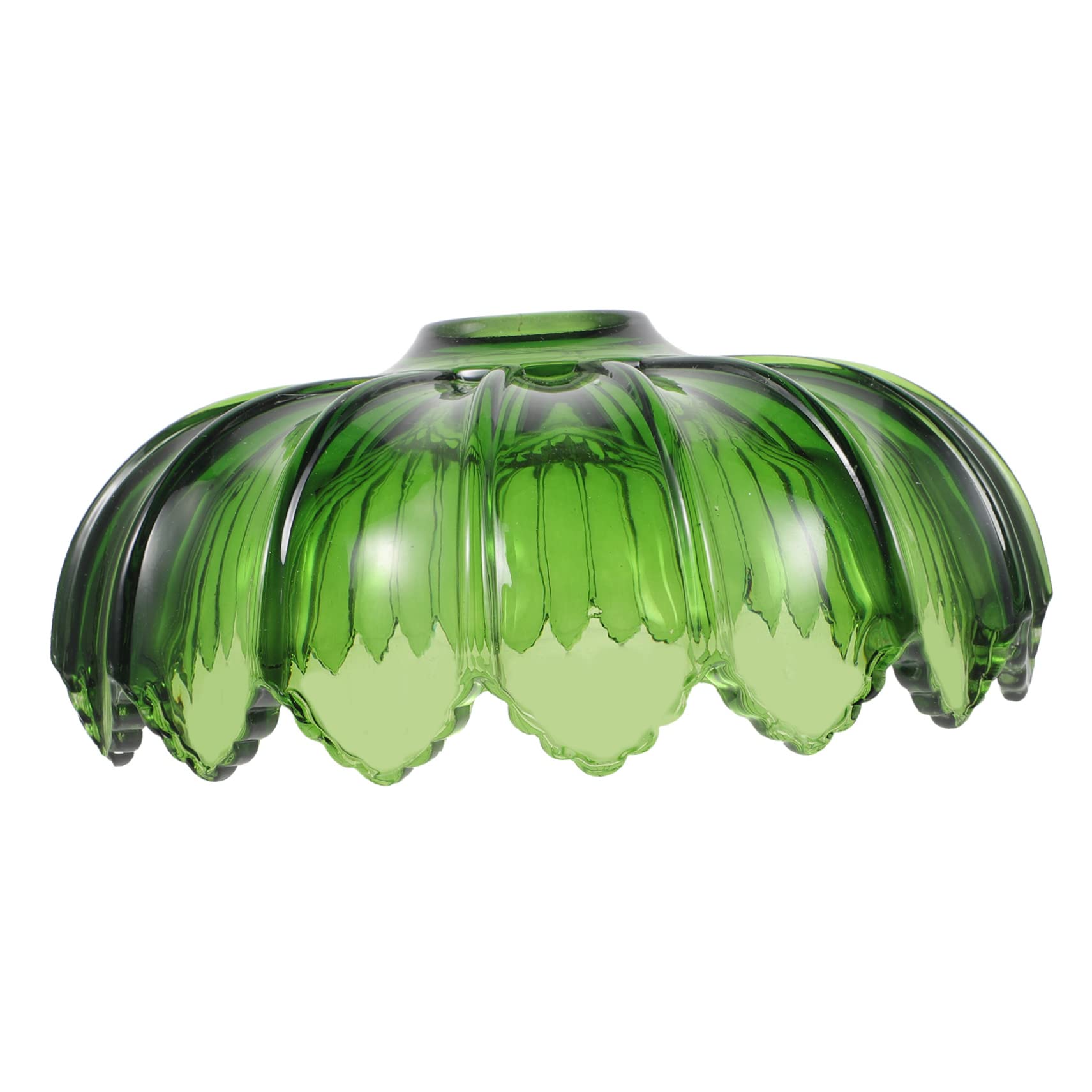 Bnjlsdatwr Dark Green Light Shade， Light Shade Glass Lampshade Table Lamp Standing Cover Flower Chandeliers Covers For Ceiling Lights For Hanging