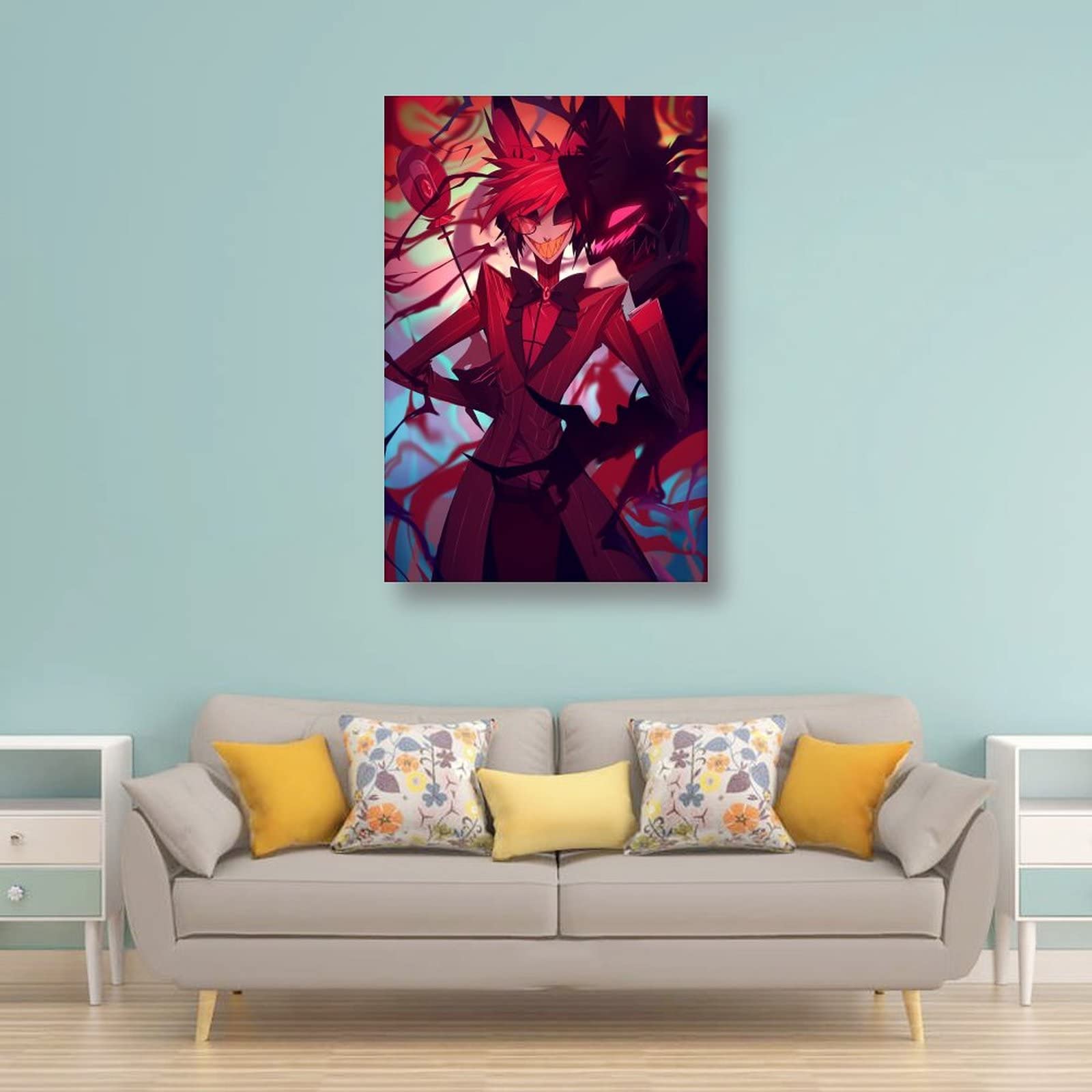 Poster Encadré Anime Hazbin Hotel - Décor Murale 20x30 Cm Pour Chambre Et Bureau - 2