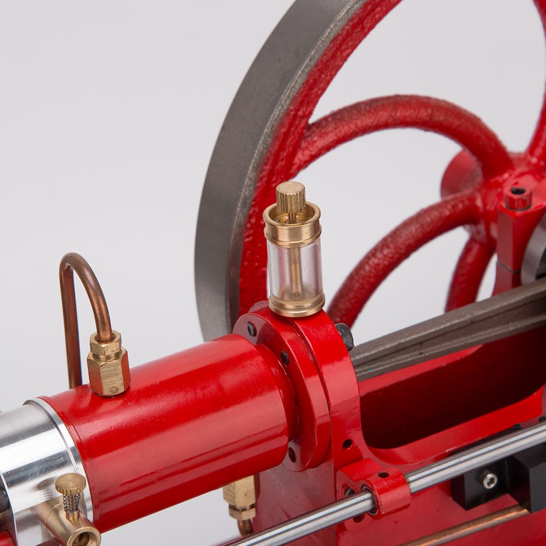 Retro Antiguo Cuatro Niveles Refrigerado por Agua Estacionario Horizontal Motor de Gasolina Modelo Regalo Para Los Amantes De Los Motores Antiguos Y Coleccionistas
