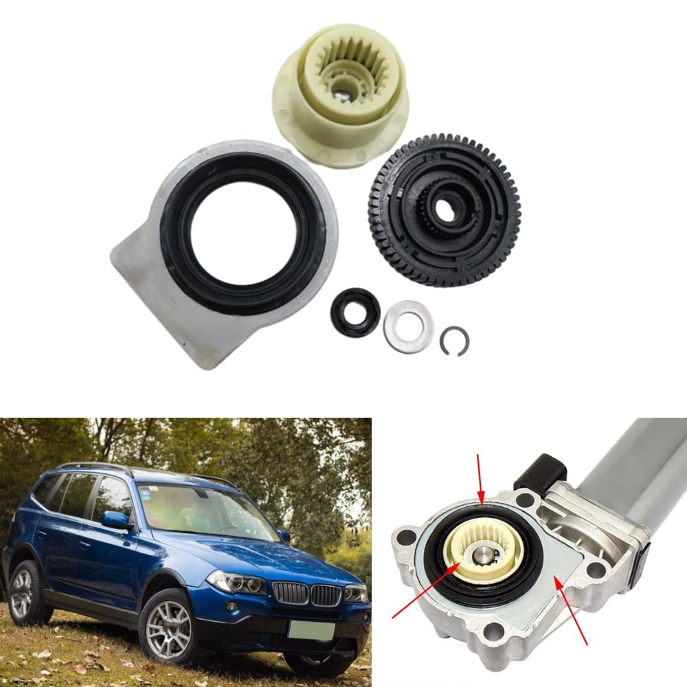 Riloer Kit di riparazione per ingranaggi motore, kit di riparazione per scatola del cambio, 1 set di kit servomotore per trasmissione di distribuzione, compatibile con BMW X3 E83 2003-2010