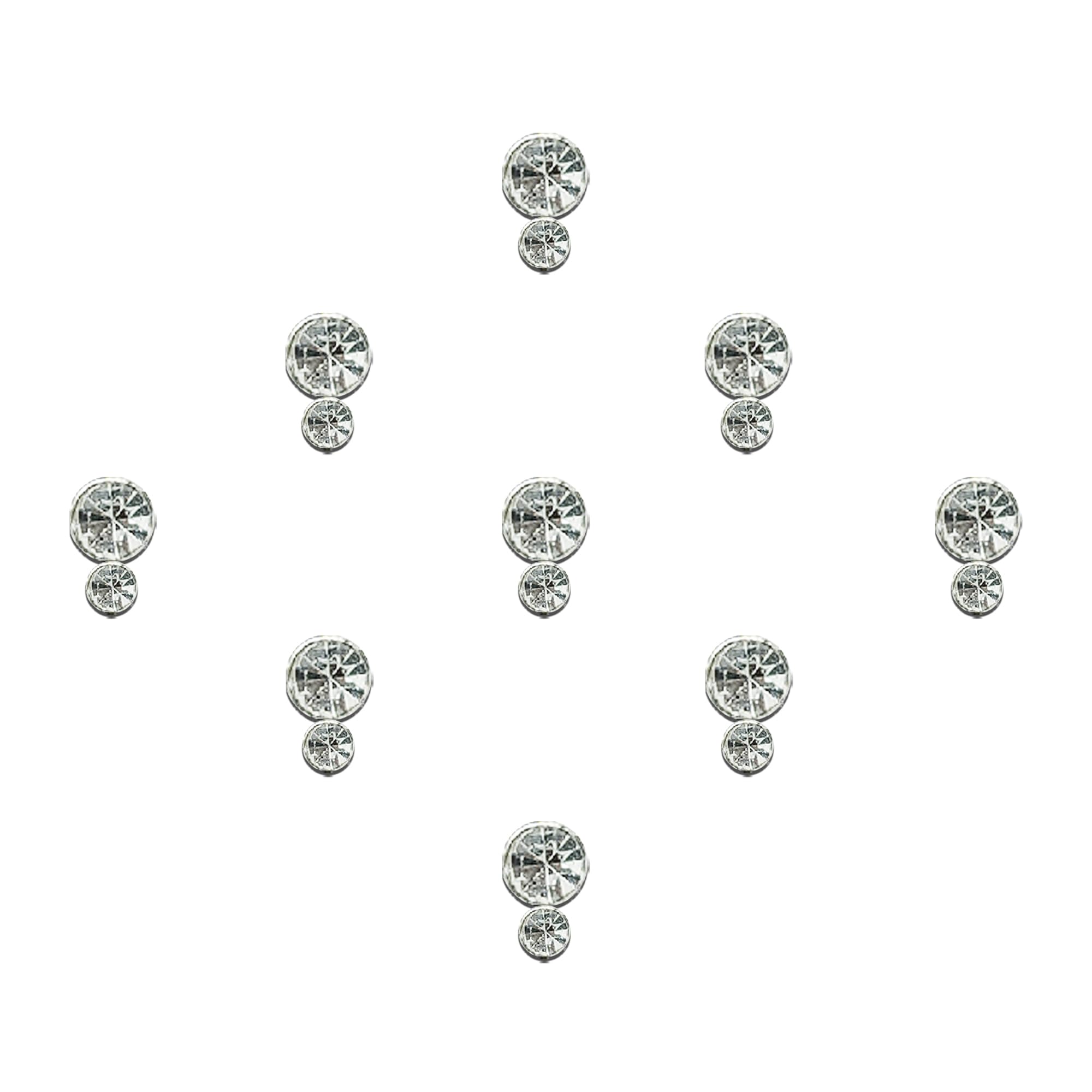 Comet Busters Silver Stone Bindi with Diamond Dot (BIN1629)(5mm)-image-16