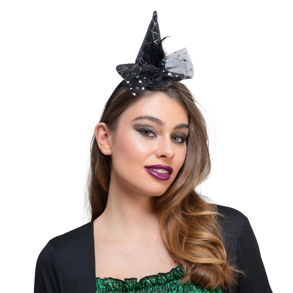 Wicked Costumes Mini Witches Hat on Headband Fancy Dress Costume Accessory