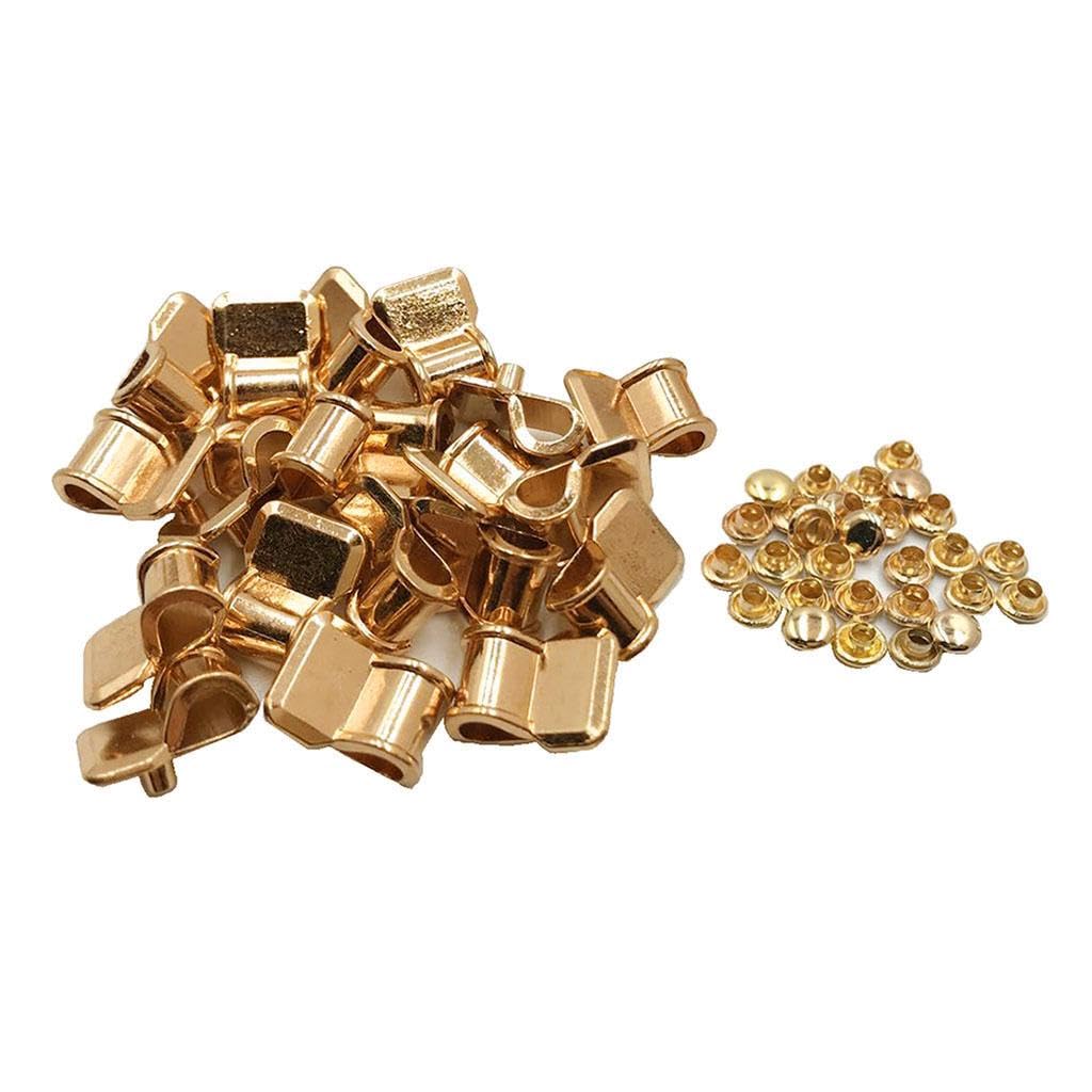20pcs Bronze Shoelace Rivet Buckles Hook Eyelet for Hiking Climbing Boots Buckles Leathercraft Accessories Leathercrafts Crafts-picture-31