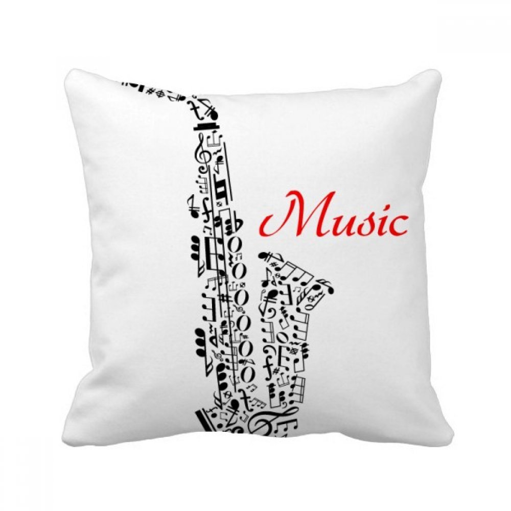 Coussin Crâne Musique parfait pour un salon moderne au style rock