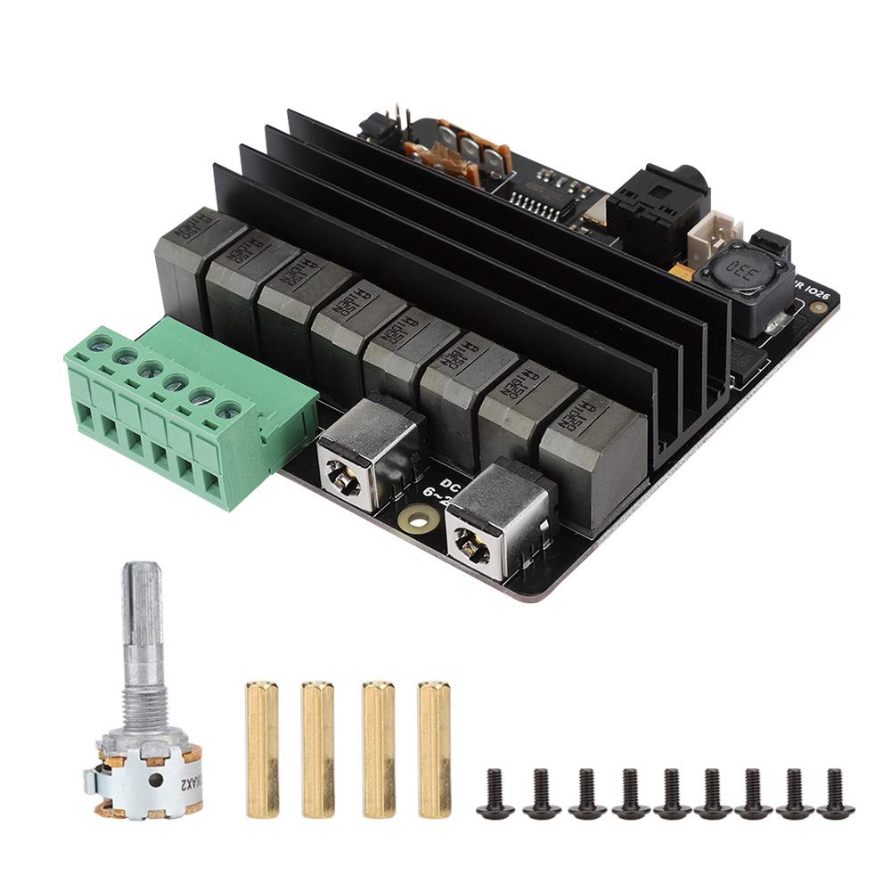 Audio Expansion Board for Raspberry Pi 4 Model B/3B+/3B, Full HD HiFi DAC ES9023 Class-D Stereo Audi