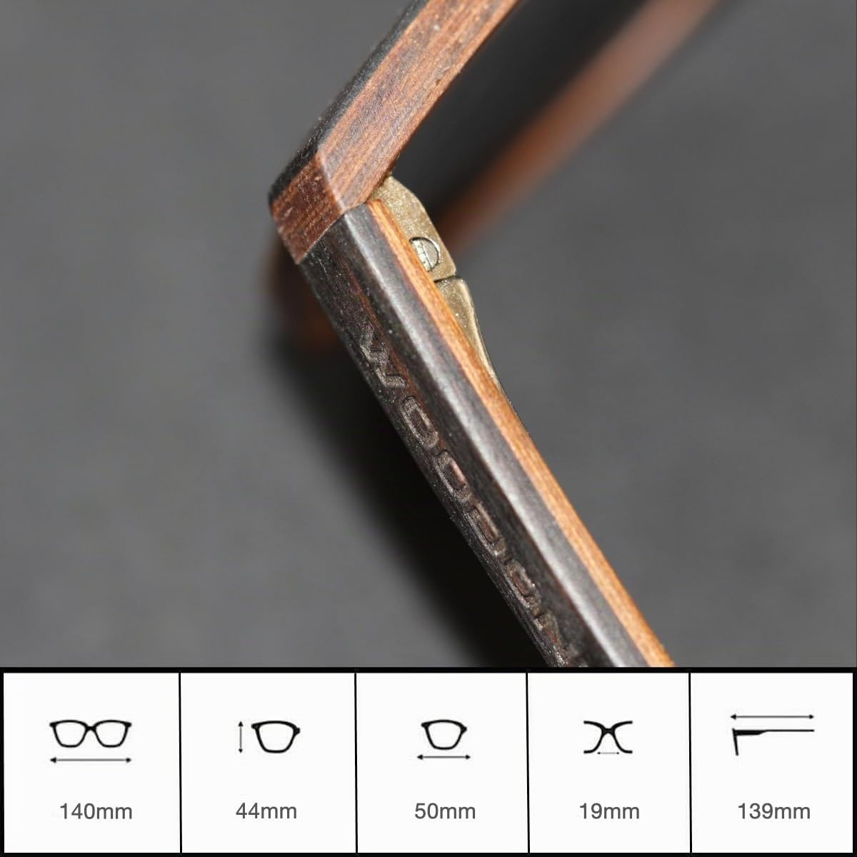 Gafas de Sol Retro de Madera Polarizadas - Gafas de Sol de Moda con Funda de Bambú para Hombre y Mujer Regalos Perfectos