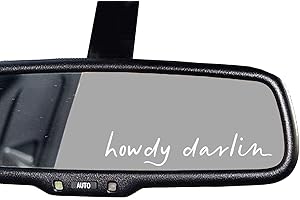 2 x Howdy Darlin Decals, A Touch of Western Charm for Trucks