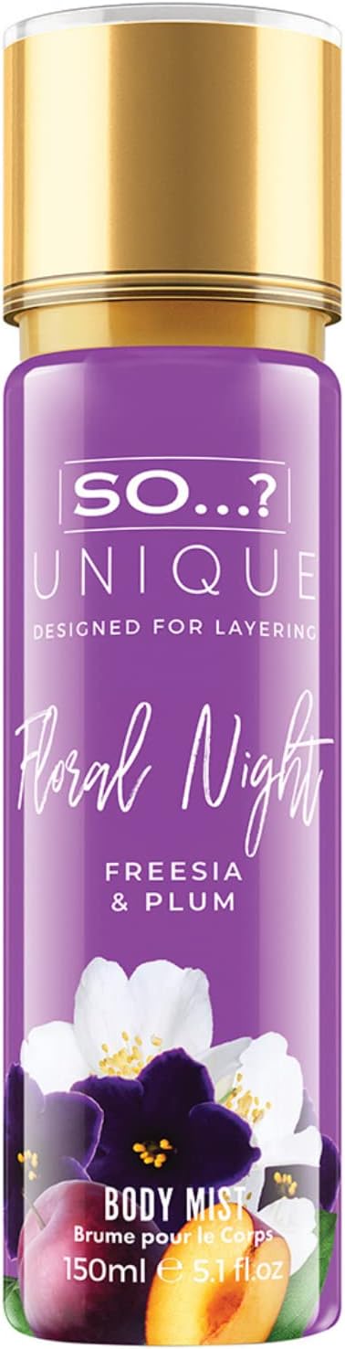 So…? Unique Womens Floral Night Body Mist Fragrance Spray 150ml