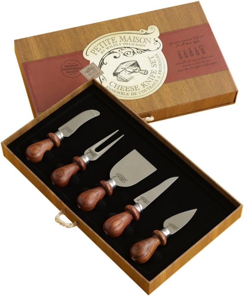 Five Piece Cheese Knife Set in Gift Box (1.286 pound)