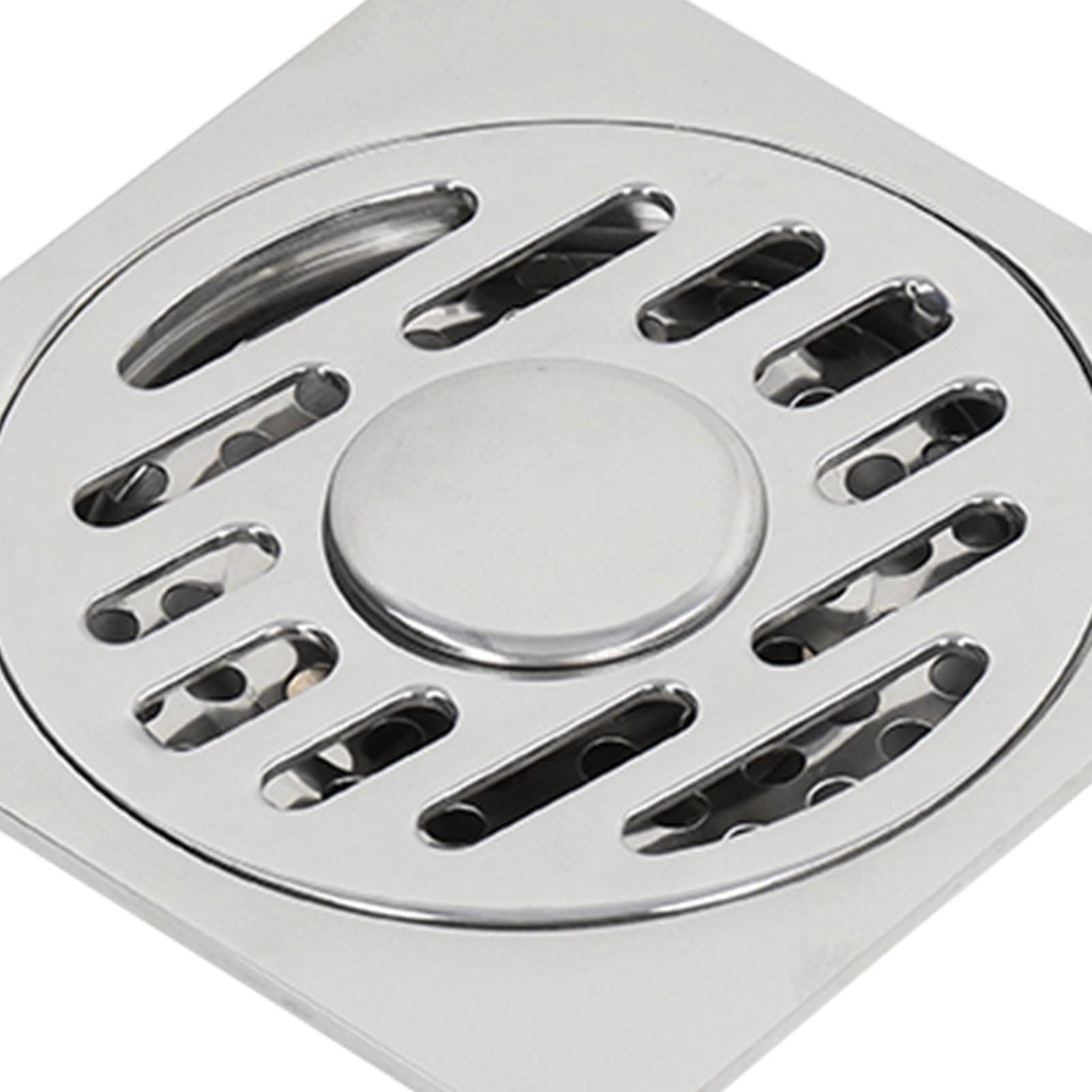 Base De Douche Sunny Shower – Vidange Droit, Seuil Simple, Blanc, Inox (Neuf)