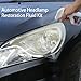 Derperzi Headlight Restoration Fluid Kit, Headlight Refurbishment Kit, Car Renovation Repair Liquid, No Polishing, Long-Lasting Clarity (1)