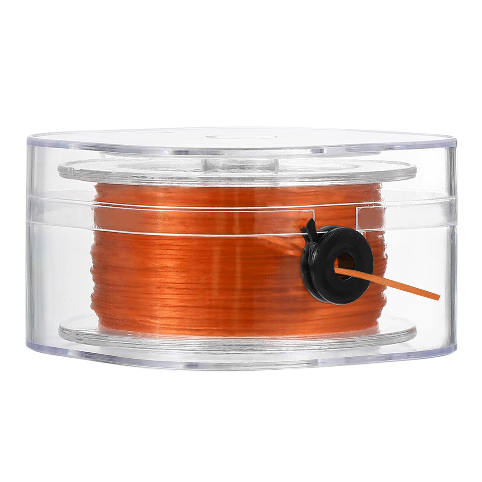 PATIKIL Elastic String for Bracelets, 0.8 mm x 98-Yard Stretchy Bracelet String Stretch Bead Cord for Seed Beads, Jewelry and Bracelets Making, Orange