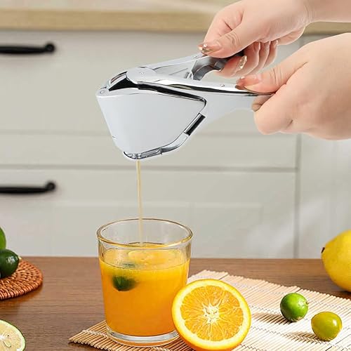 Miniatura 4 de Exprimidor de limón de acero inoxidable, exprimidor manual de limón, exprimidor de cítricos de mano, extractor de jugo para cítricos, lima y naranja