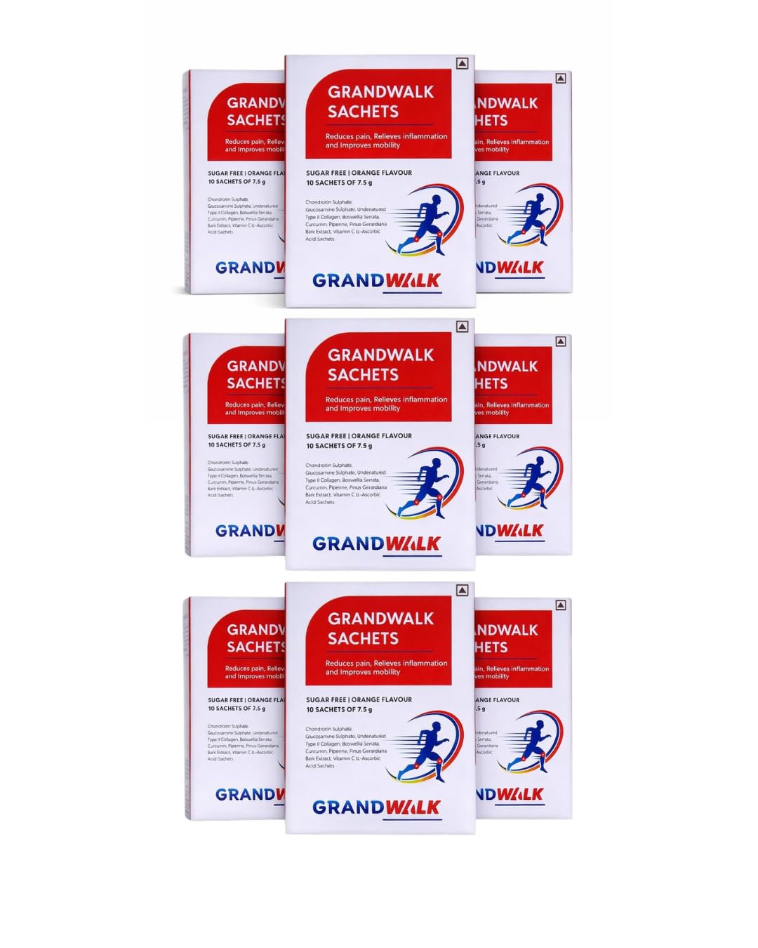 Joint Support | Glucosamine, Chondroitin, Collagen, Curcumin & Boswellia | Sugar Free Joint Health Supplement | Orange Flavour | (30 Sachets (1 Month)) — Amazon image 5