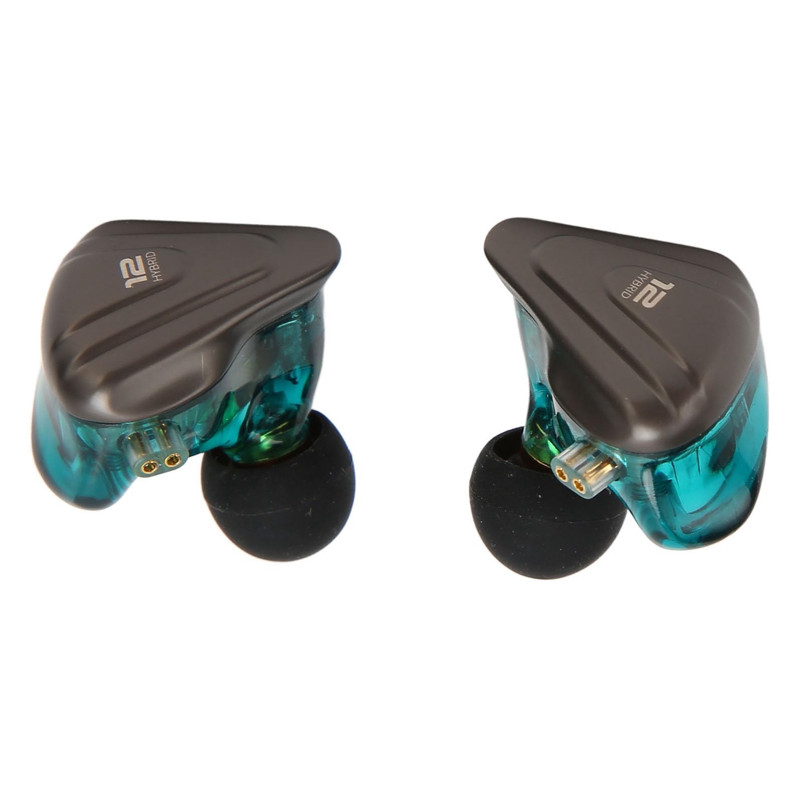 ZSX Przewodowe Słuchawki Douszne Dynamic Six Driver 5BA 1DD HiFi Stereo Słuchawki IEM z Głębokim Basem, Dwa Odłączane Kable, dla śpiewaków Perkusistów Inżynier Dźwięku Monitory Studyjne