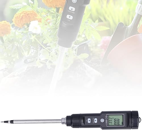 Miniatura 5 de Fydun EC Tester with LCD Display Soil Conductivity Temperature Meter for Garden Orchard