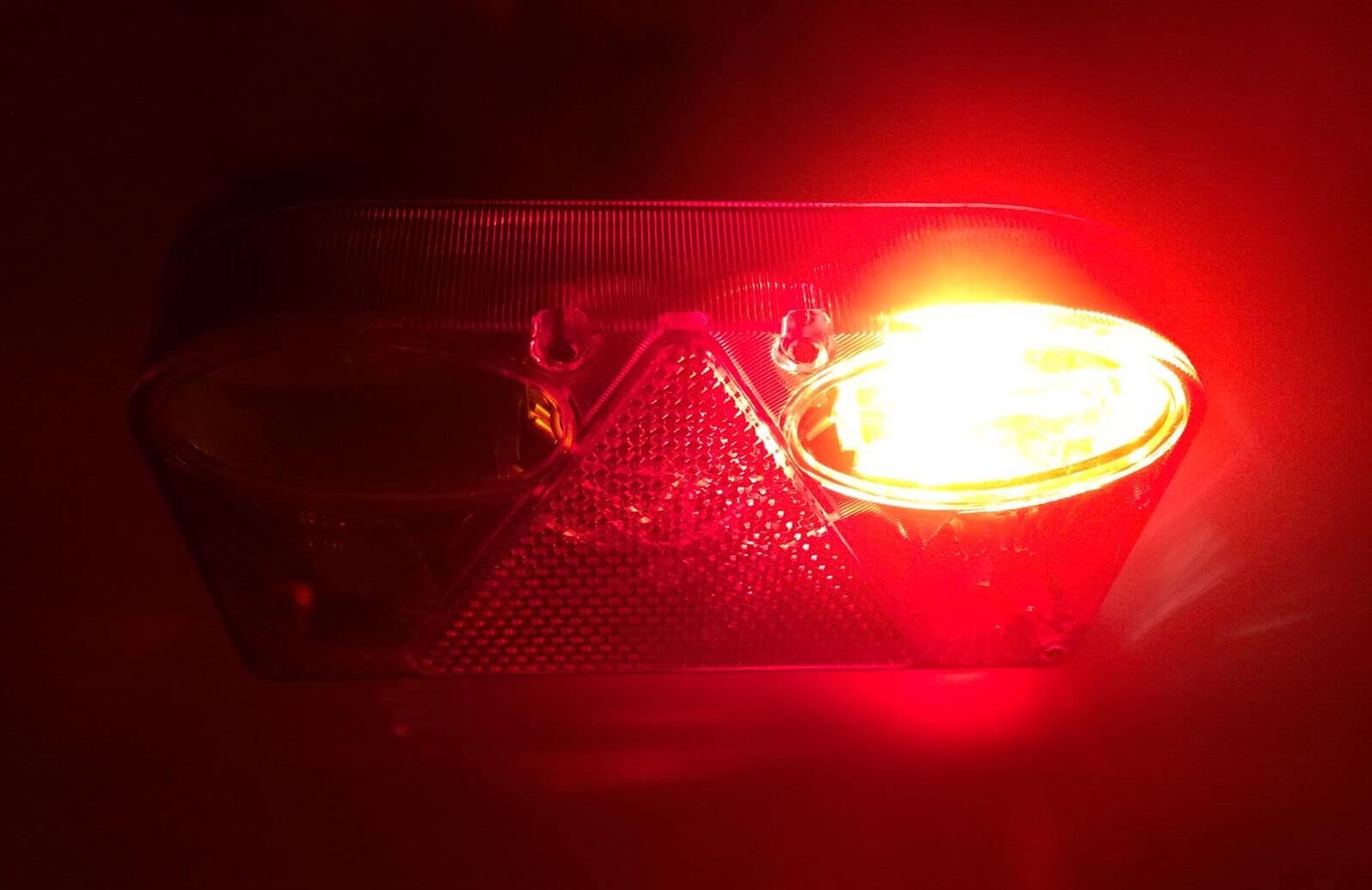 Anhängerbeleuchtung LED Set 12V/24V E9 – Rückleuchten mit Bajonett,13-poliges Kabel – Anhänger Trailer Wohnwagen LKW (2x LED Umrissleuchte, Kabel 5m/3,1m)