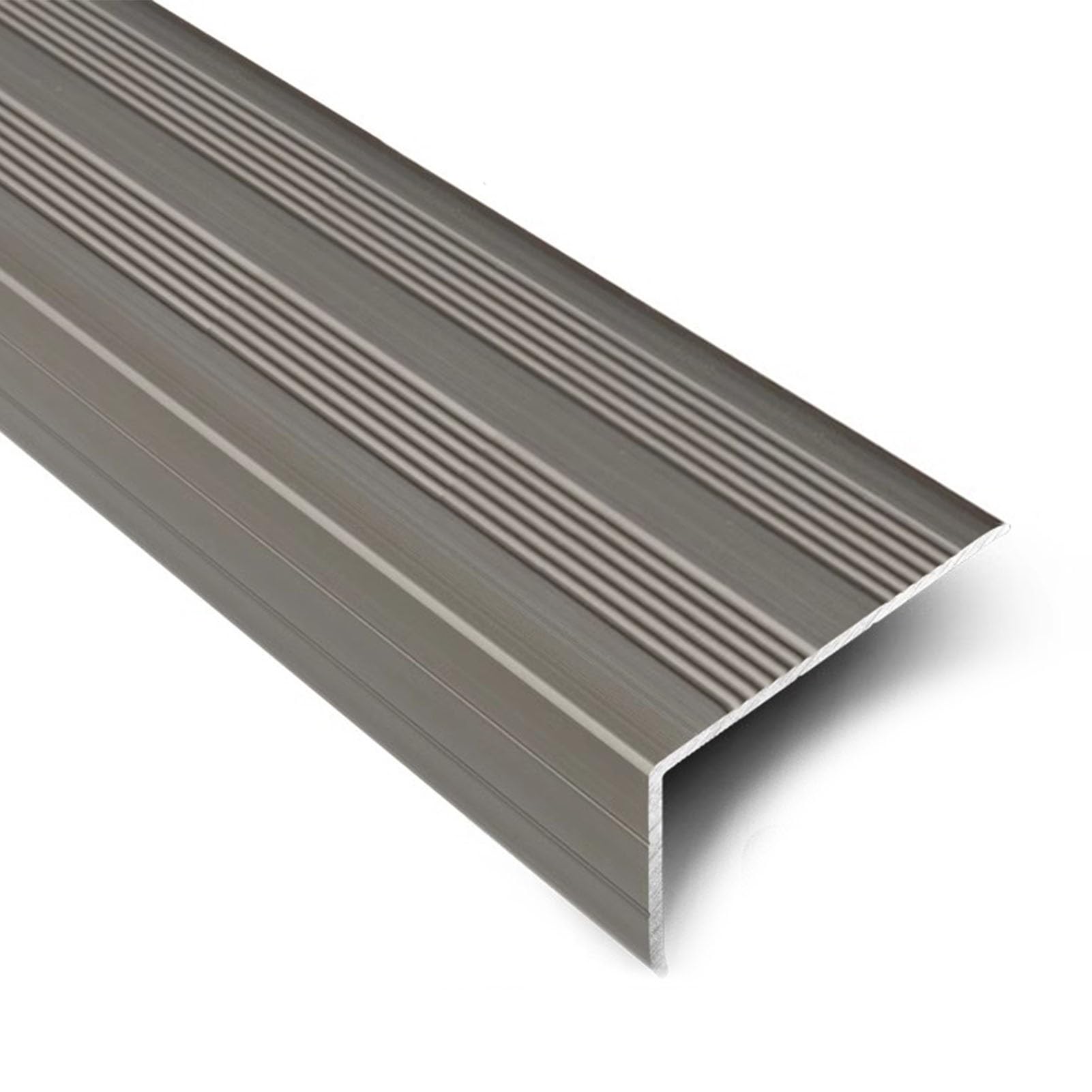 Perfil de Transición Moldura para Borde de Baldosas en Forma de L, Tira de Transición para Remate de Borde de Escalera, Protector de Borde de Peldaño, Tira de Borde de Escalera para Madera/baldosas(Gr