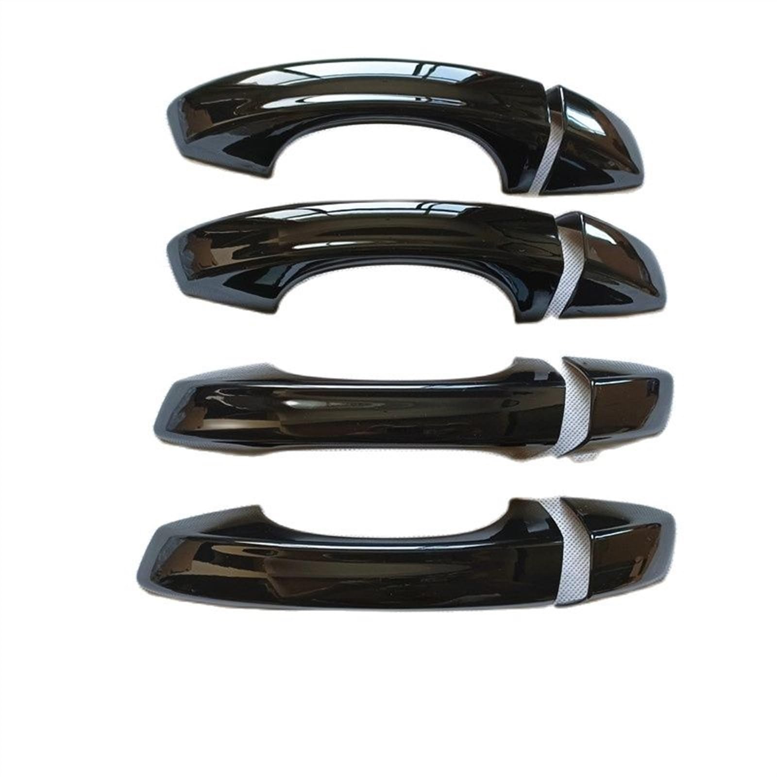 KJHOPY Car Trim Stickers Styling Accessories for SEAT for Ibiza 6F MK5 FR 2018-2020 Plastic Gloss Black Door Handle Cover Exterior Door Handle