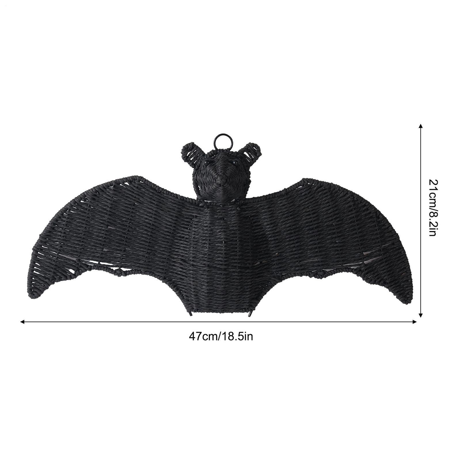Halloween nietoperze na ścianę straszne nietoperze Halloween wiszące nietoperze
